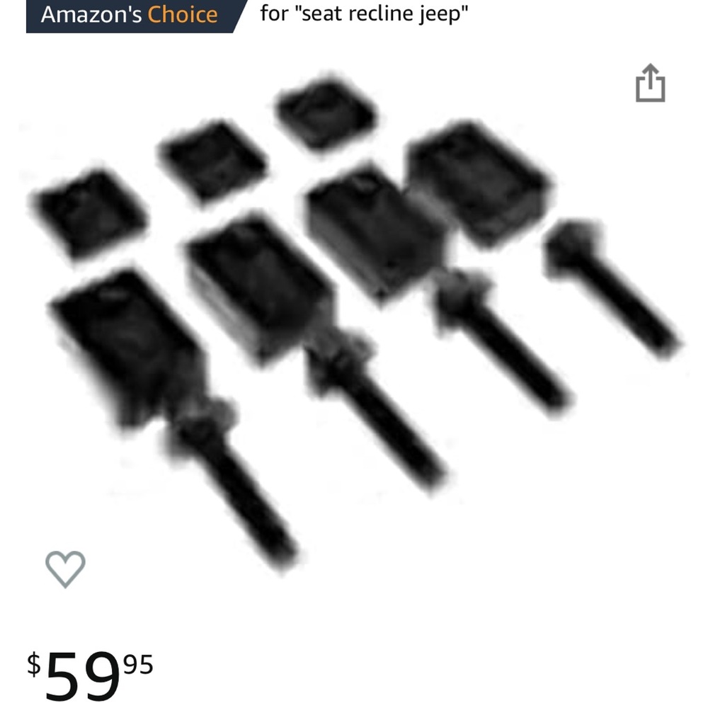 Rear Seat Recline Kit (Compatible w/ Jeep Wrangler 4D JKU, 2007-2018 All Models)